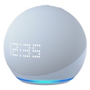 ALTAVOZ INTELIGENTE AMAZON ECHO DOT 5TA GENERACION CON RELOJ (AZUL)