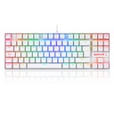 TECLADO GAMER REDRAGON KUMARA K552 CON LUCES RGB EN ESPAÑOL (BLANCO)