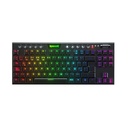 TECLADO INALAMBRICO GAMER REDRAGON HORUS TKL K621 CON LUCES RGB SWITCH ROJO EN ESPAÑOL (NEGRO)