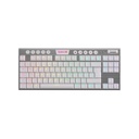 TECLADO INALAMBRICO GAMER REDRAGON HORUS TKL K621 CON LUCES RGB SWITCH ROJO EN ESPAÑOL (BLANCO)