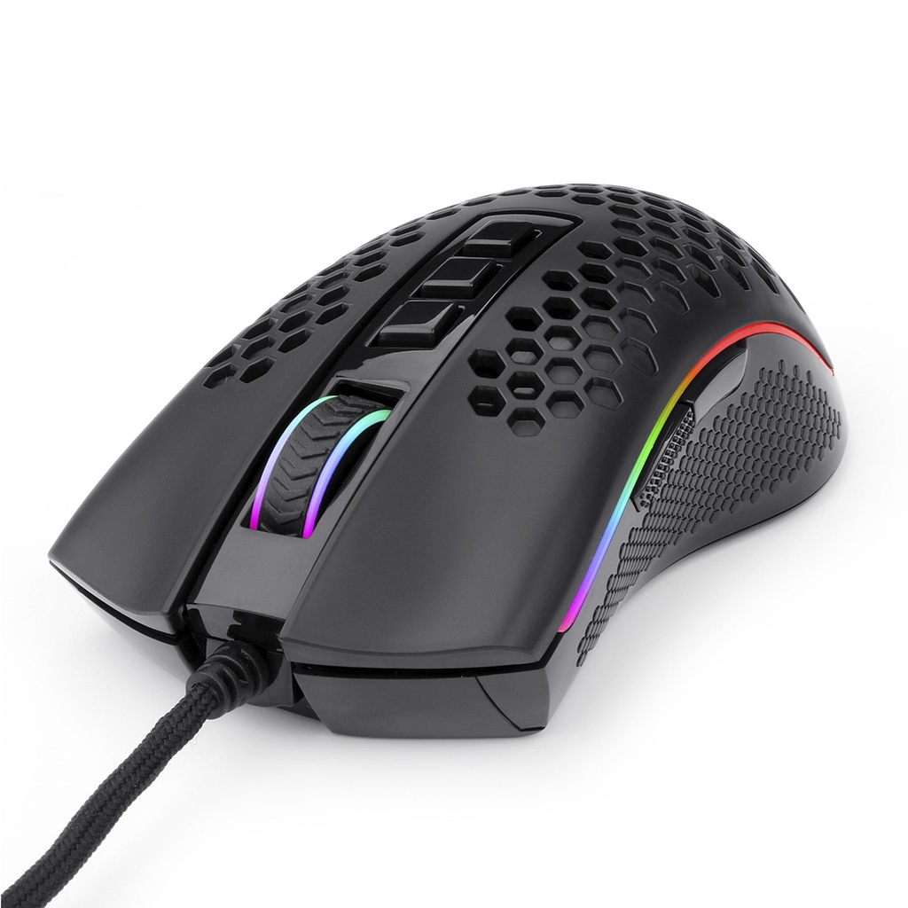MOUSE INALAMBRICO GAMER REDRAGON STORM ELITE M988 CON LUCES RGB (NEGRO)