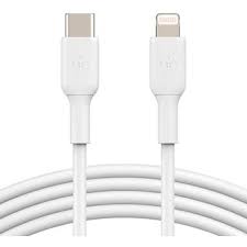 [0108030902] CABLE BELKIN USB TIPO C A LIGHTNING 1M (BLANCO)