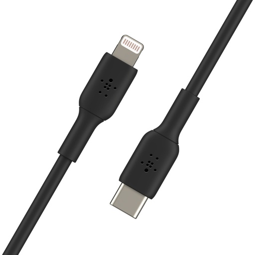 [0108030901] CABLE BELKIN USB TIPO C A LIGHTNING 1M (NEGRO)