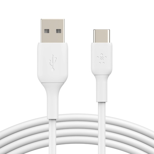 [0108035301] CABLE BELKIN USB TIPO C A USB TIPO A 1MT CAB001bt1MWH (BLANCO)