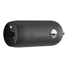 [0108033101] CARGADOR PARA CARRO USB TIPO C BELKIN CCA003BTBK 18W (NEGRO)
